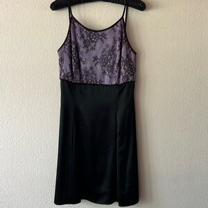 Lavender and black Jessica McClintock Gunne Sax  dress 7/8